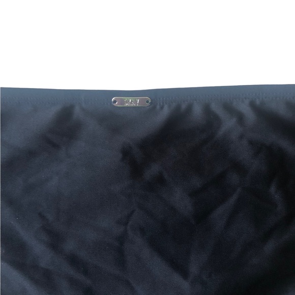 DKNY Retail $58 Black Seamed High-Waist Bikini Swim Bottoms Size Large - Picture 4 of 4